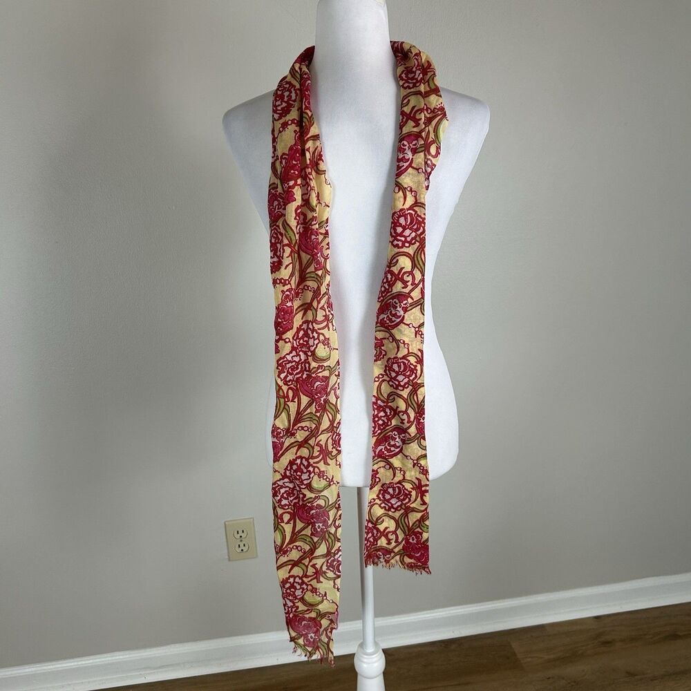 Lilly Pulitzer Chi Omega Scarf Discontinued Silk Cashmere One Size